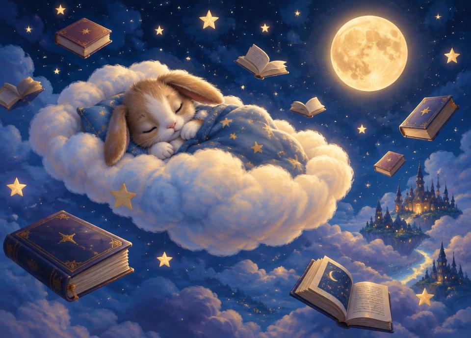 Illustration for the Dreamland Bedtime Library collection