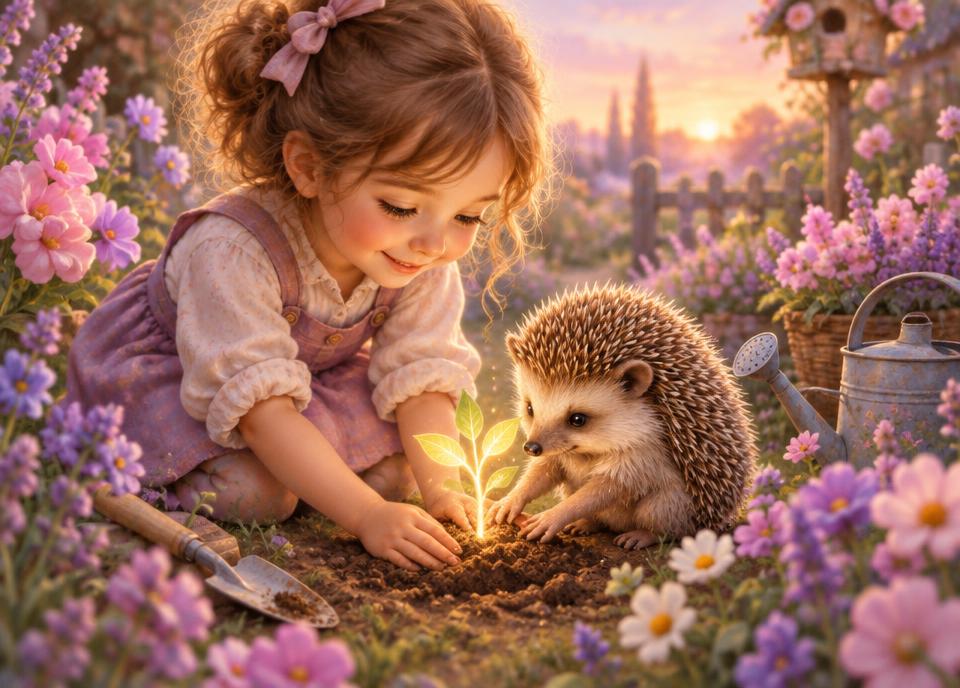 Illustration for the Little Lessons, Big Hearts collection